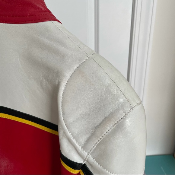 D&G Dolce & Gabbana Leather Motorcycle Jacket - Picture 15 of 17